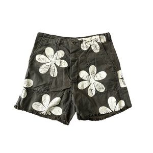 The Great The Vintage Army Shorts with Daisy Stamp Sz 27